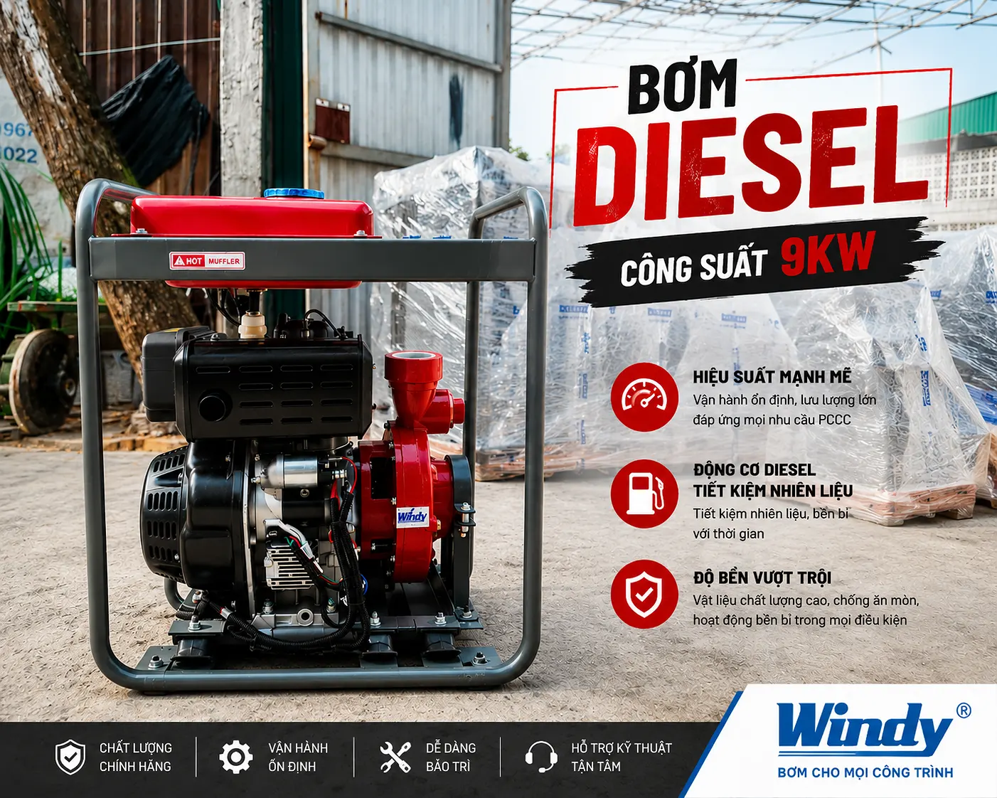 máy bơm diesel