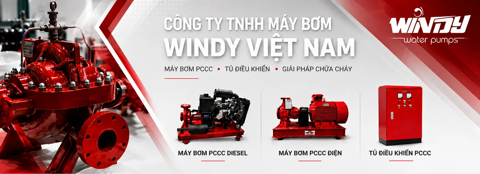 Máy bơm PCCC Windy